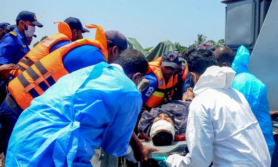 শ্রীলঙ্কায় চিকিৎসাধীন আটকে পড়া ইরানি নাবিকেরা