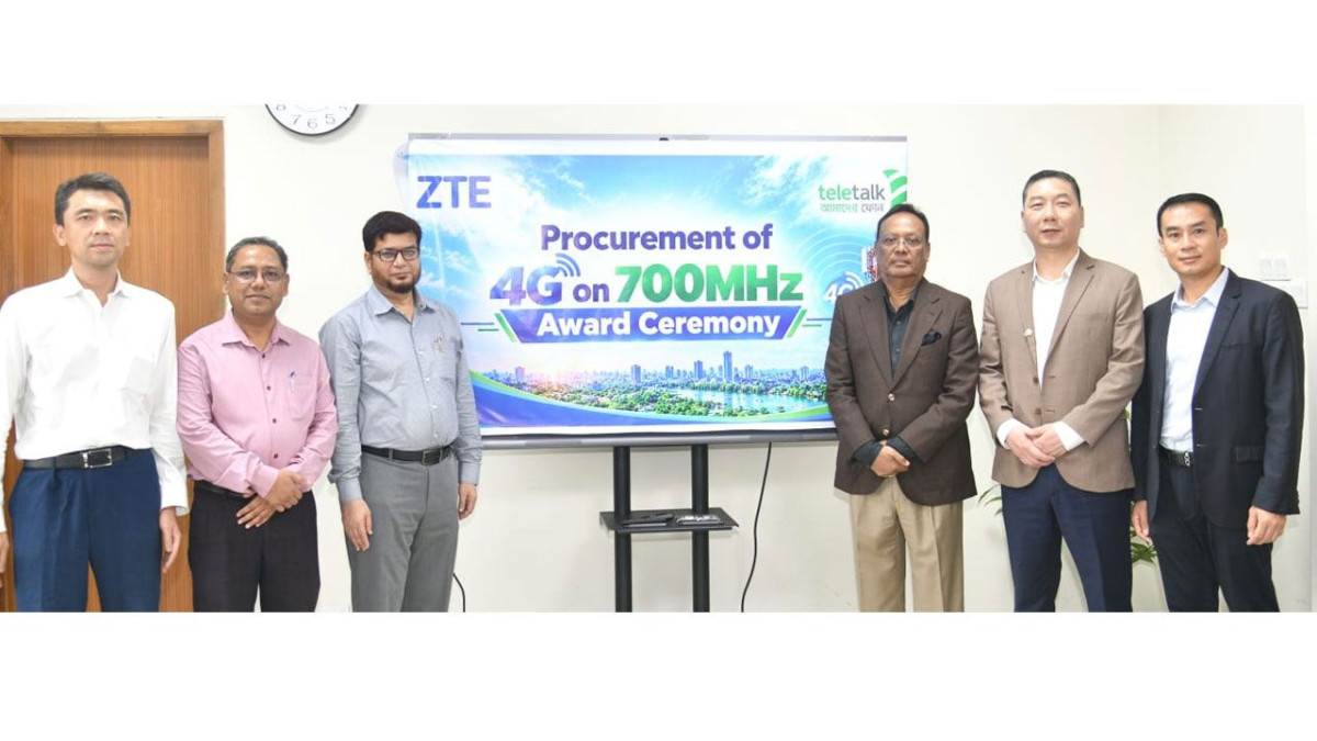 টেলিটকের ৭০০ মেগাহার্টজ ব্যান্ডে 4G সম্প্রসারণে নোয়া প্রদান